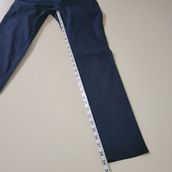 Van Heusen Women's Navy Slim Fit Denim Stretch Trouser Jeans - Picture 7 of 14